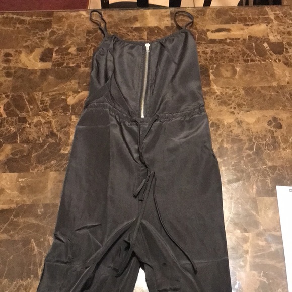 🎉Black Full Length Romper Jump Suit with Silver Detailing! - Picture 6 of 8